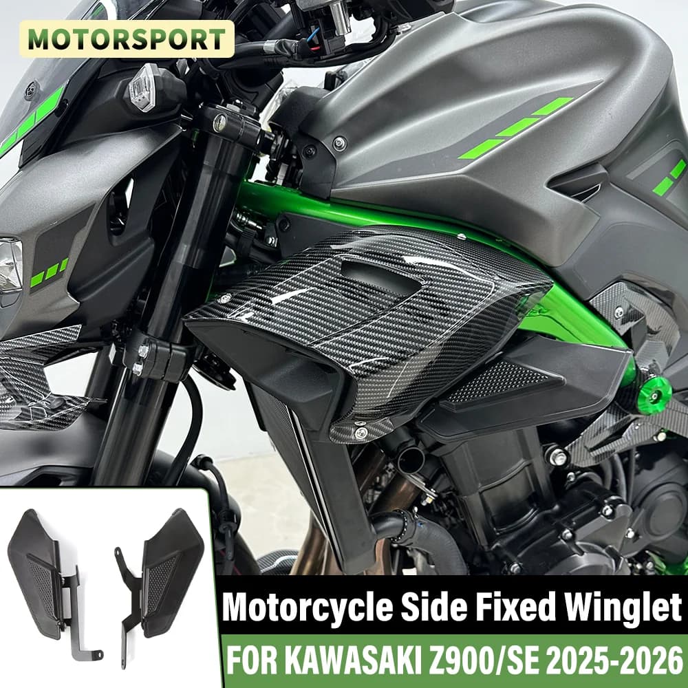 Accessori Moto per KAWASAKI Z 900 Z900 SE Z900SE 2025 2026, Alette Laterali Modificate Aerodinamiche, Spoiler Naked Downforce
