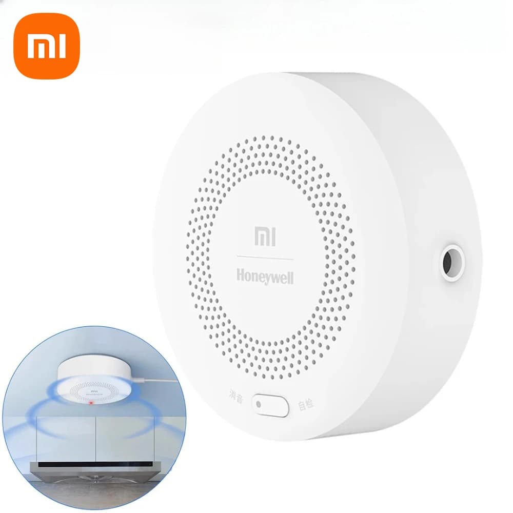 Allarme Intelligente per Gas Combustibile Domestico Xiaomi, Rilevatore di Perdite di Gas Naturale Mijia con Sensore WiFi e Gateway Bluetooth Integrato