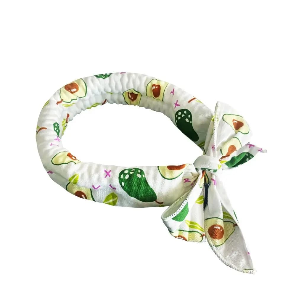 Pratico e carino bandana rinfrescante per cani, regolabile, raffreddamento rapido, sciarpa di ghiaccio rinfrescante per gatti, collare per gatti riutilizzabile per animali domestici