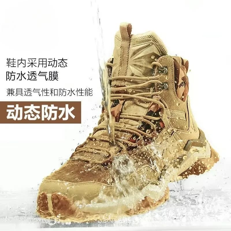 Scarpe da trekking da uomo impermeabili alte, antiscivolo e comode, per esterni, modello 2026, ideali per il deserto, taglie grandi
