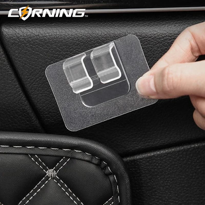 Clip di Fissaggio per Tappetini Auto, Supporti Antiscivolo Autoadesivi, Morsetti Senza Tracce per Tappetini Auto, per Tutti i Veicoli