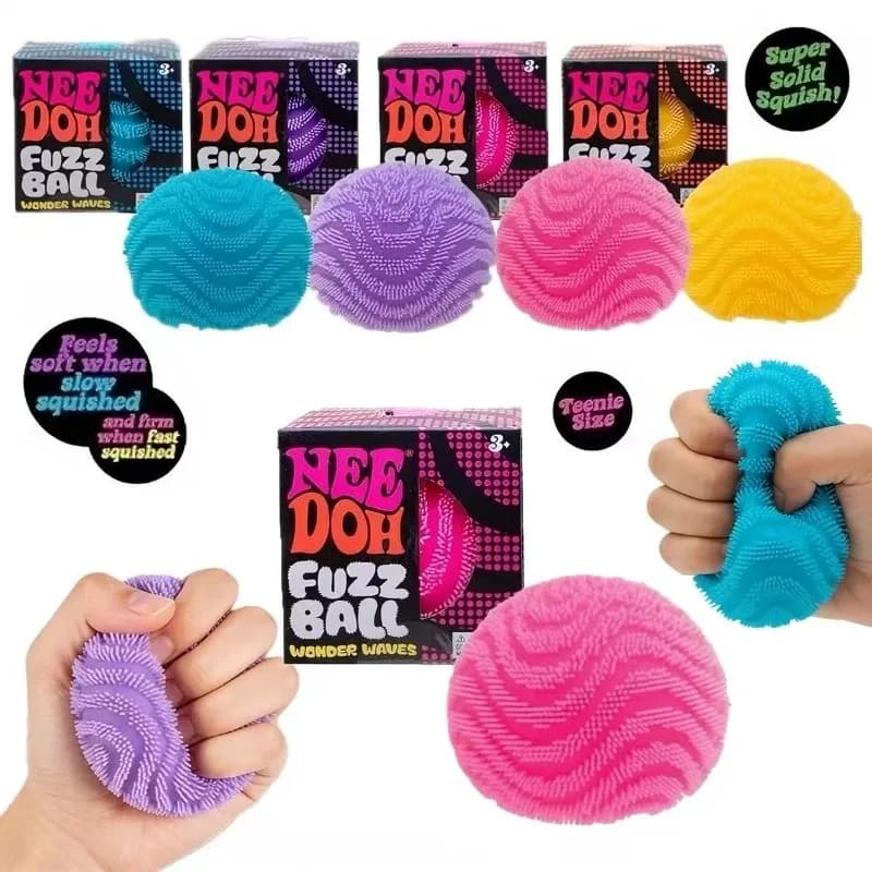 2026 Schylling Nee Doh's fun soft furball tabletop decoration stress relief toy is suitable for people under high pressure