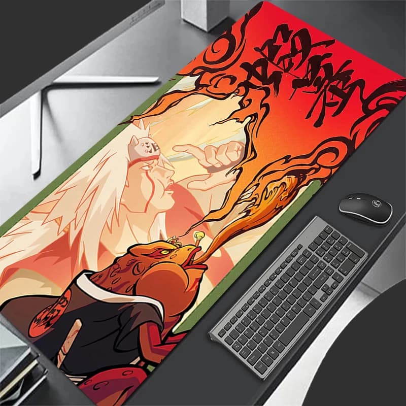 Tappetino per mouse anime popolare Naruto, accessori da gaming per gamer, tappetino per tastiera Varmilo, tappetino da scrivania grande XXL in gomma per computer, tappetino per mouse
