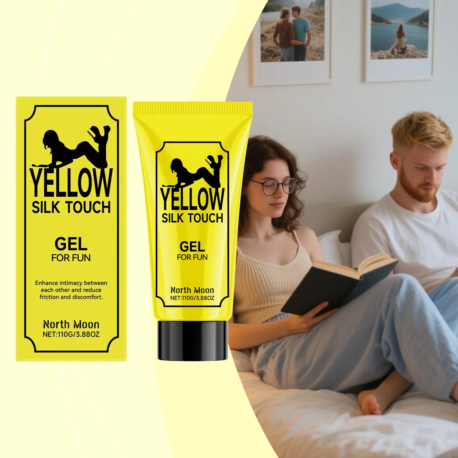Gel Idratante per il Corpo, Formula Rinfrescante ad Assorbimento Rapido per il Comfort Quotidiano, Texture Leggera Non Unta, Sicuro per Pelli Sensibili