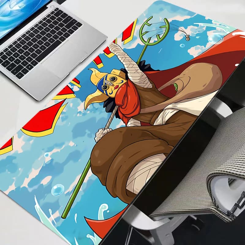 Tappetino per mouse da gioco grande Dywan, tappetino per tastiera da gamer, tappetino da scrivania XXL 900x400 One Piece resistente per computer