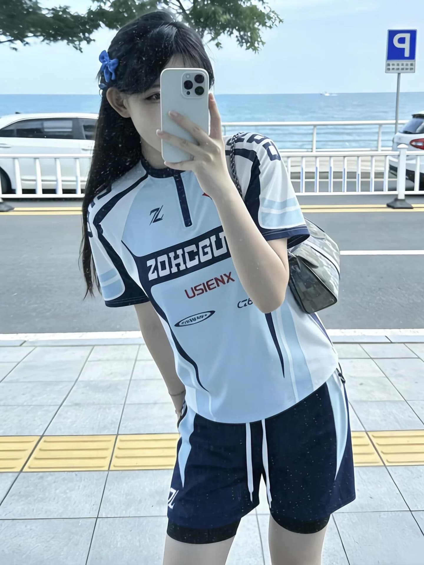 Conservative Two-Piece Swimming Suit Short Sleeve T-Shirt Sports Quick Dry Breathable Men's Women's Casual Sportswear Set