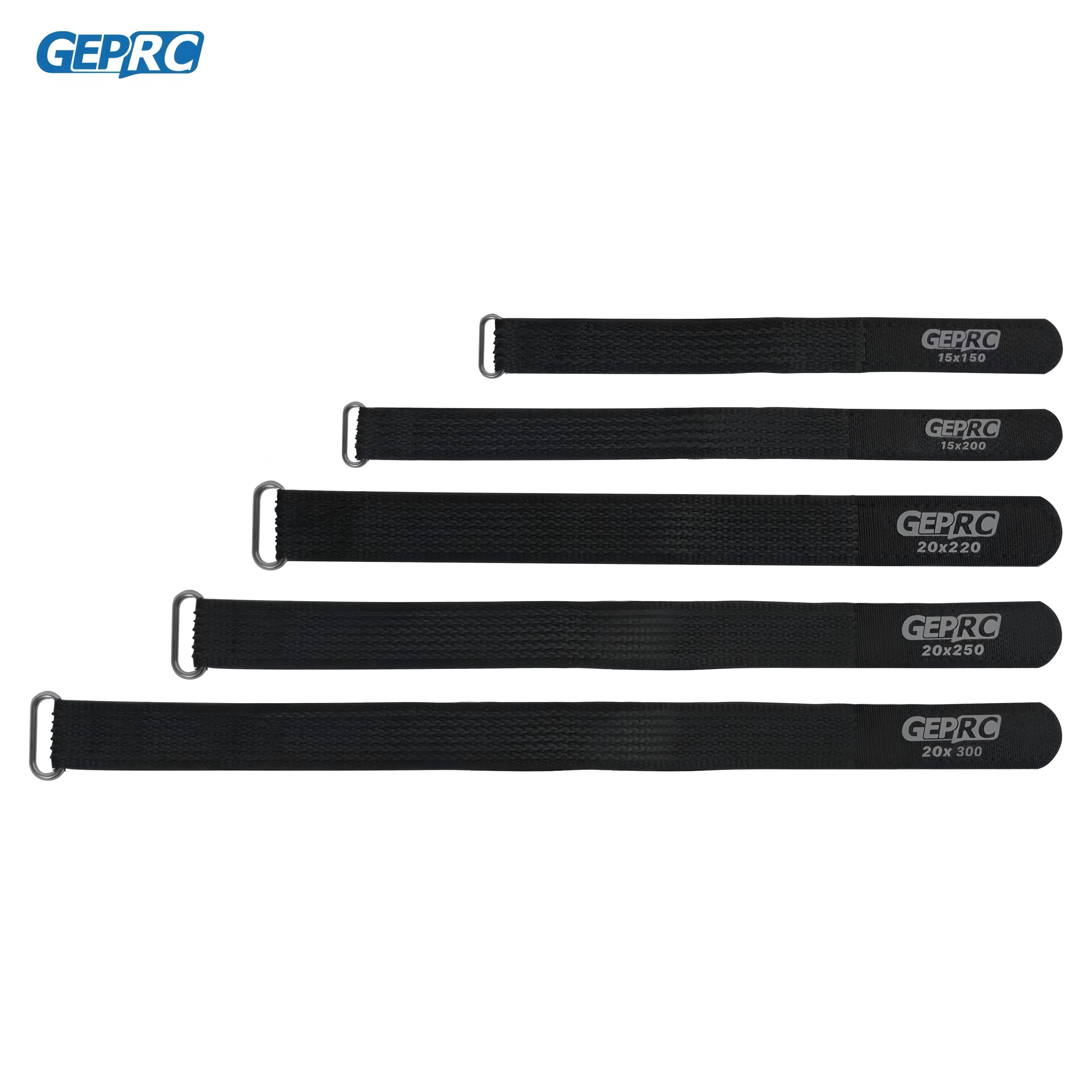 5 Pezzi Cinghia in Nylon GEPRC per Batteria Lipo, Fascetta Riutilizzabile, Nastro Adesivo per Batteria FPV RC, Strumenti di Fissaggio