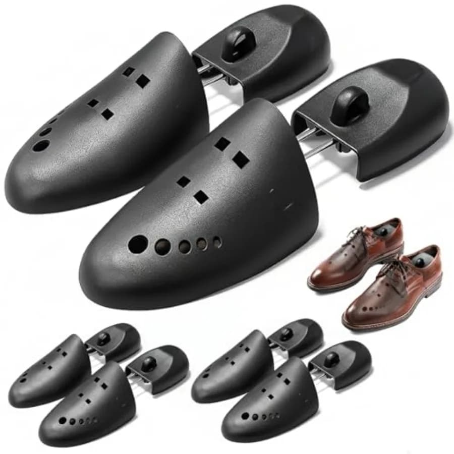 eachway Adjustable Shoe Trees for Men and Women, Shoe Forms for Sneakers and Leather Shoes, Anti-Crease Shoe Guards