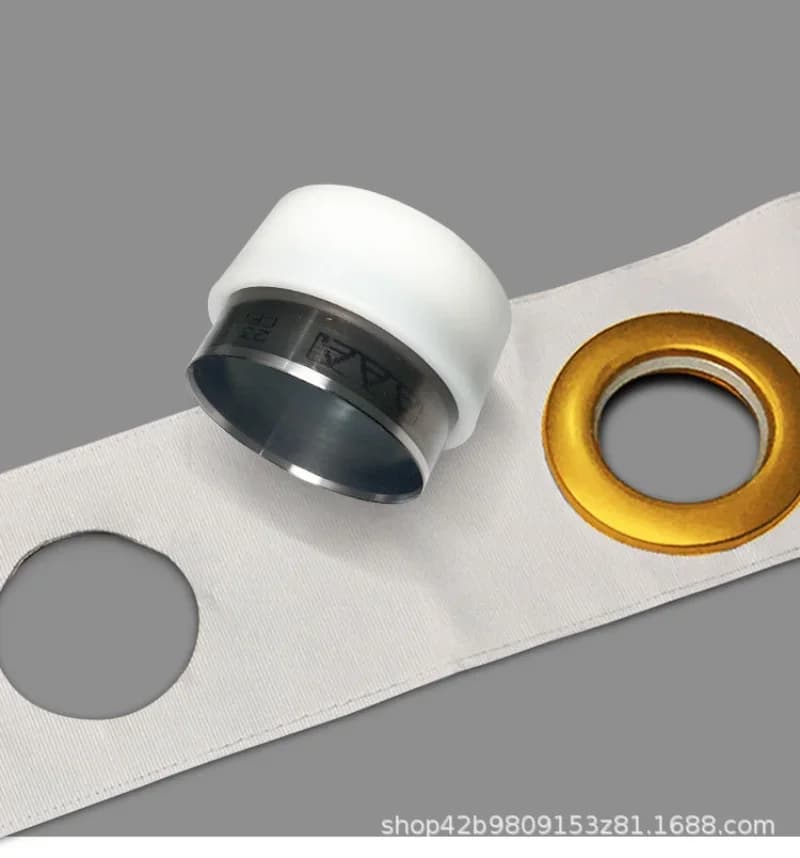 Curtain Hole Puncher with Mat Portable Handle Manual Curtain Eyelets Household for Home Living Room Curtain Retailsale