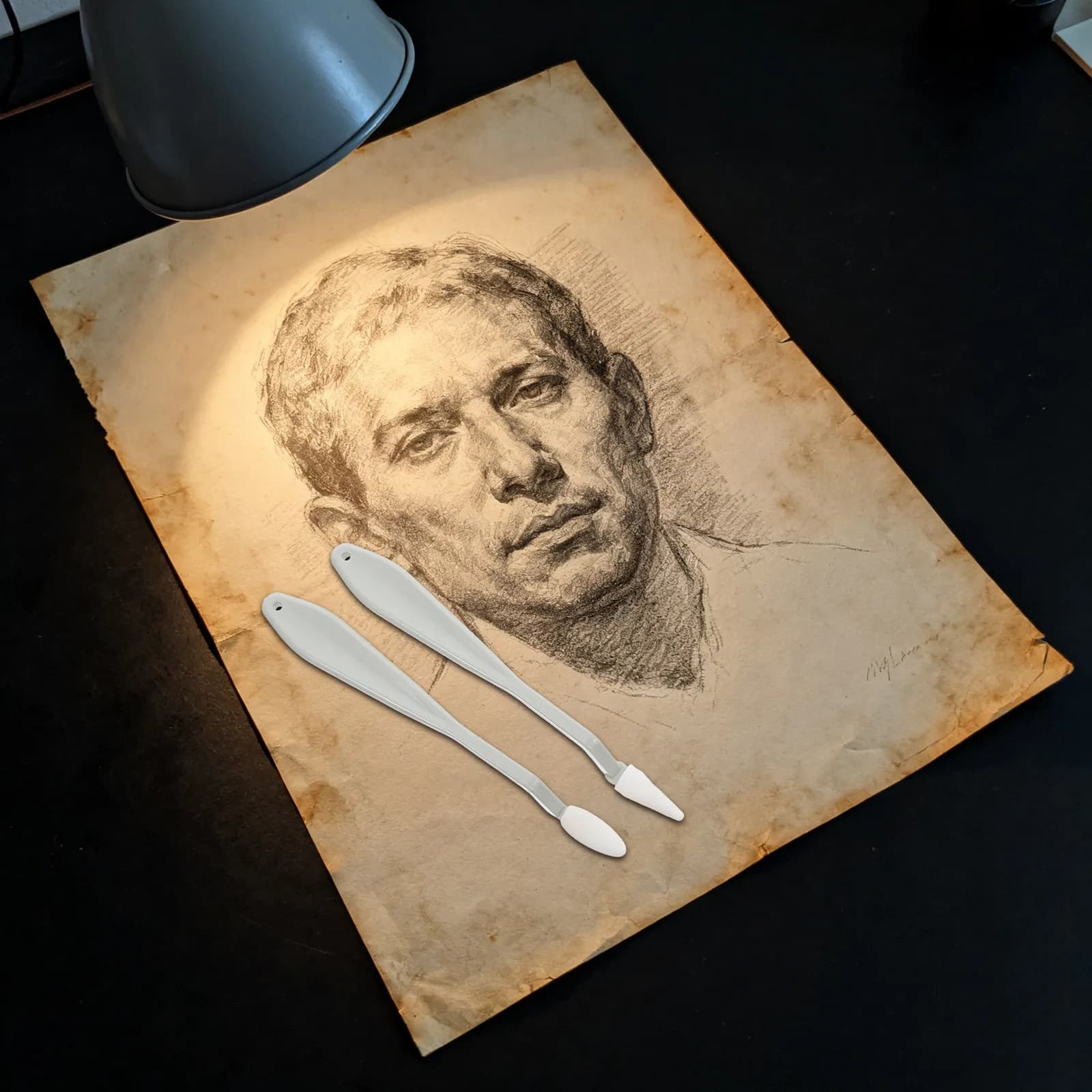 Set di 1 Matite per Sfumatura e Miscelazione, per Disegno, Ombreggiatura, Evidenziazione e Correzione, Design Ergonomico Portatile