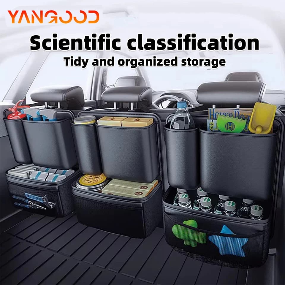 New Car Desk And Chair Back Storage Hanging Bag Car Umbrella Storage Hanging Bag Small Item Storage Box Large Capacity Organizer