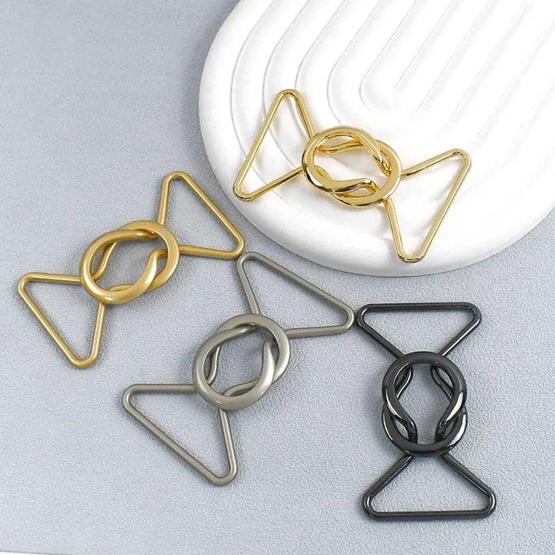 5/10 Pezzi Fibbie Metalliche 20-40mm per Cinture, Cappotti, Gonne, Chiusure Decorative, Accessori Fai-da-Te per Borse e Cinture