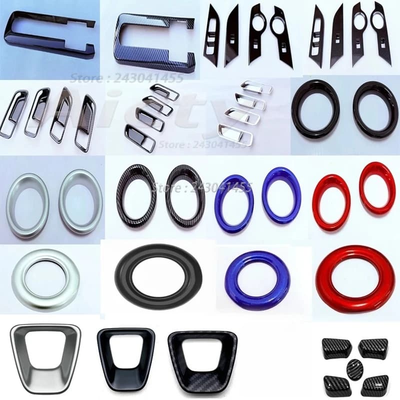 Per Toyota CHR C-HR 2024 2025 ABS Finestra Interruttore Copertura Maniglia Interna Della Porta Ciotola Aria Condizionata Copertura Trim Accessori Interni