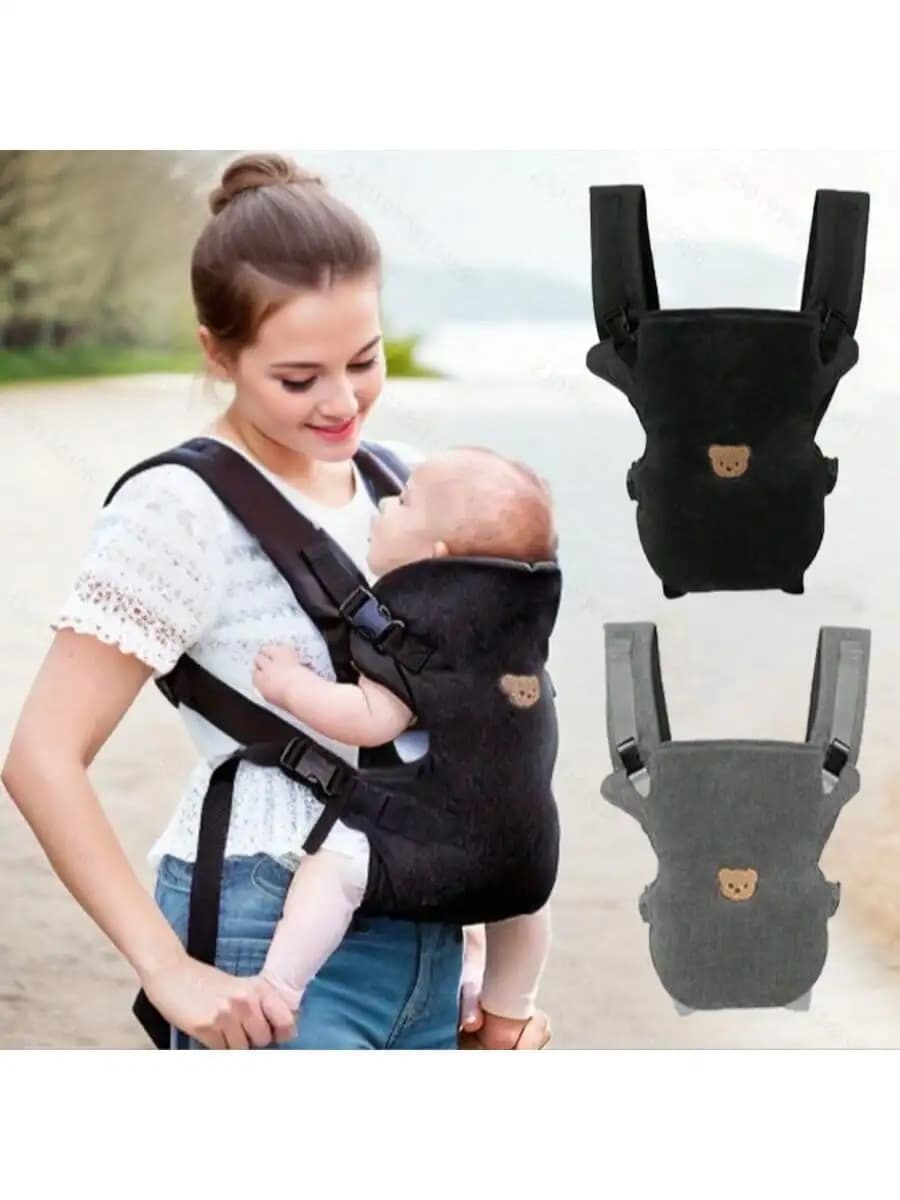 Marsupio multifunzionale per ingegneria fisica da 1 pezzo, attrezzatura da viaggio portatile 4 in 1, cinghie anteriori e cinghie posteriori regolabili e confortevoli, regalo perfetto per la baby shower per i bambini.