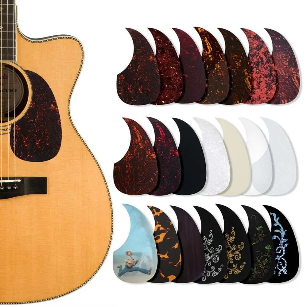 1 PC professionale Folk chitarra acustica battipenna Soft Scratch Plate autoadesivo Pick Guard Sticker per chitarra acustica