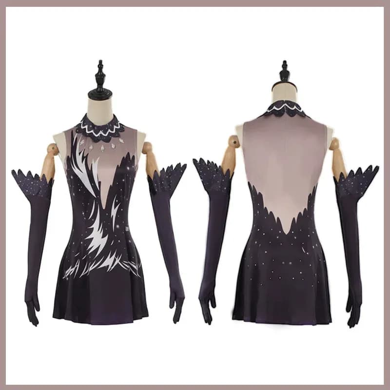 Anime Medal Hikaru Kamisaji Cosplay Costume Fancy Dre Dresses Dresses Women's Glove Adult Sexy Campus Gym Outfit Suit 5ftu ^