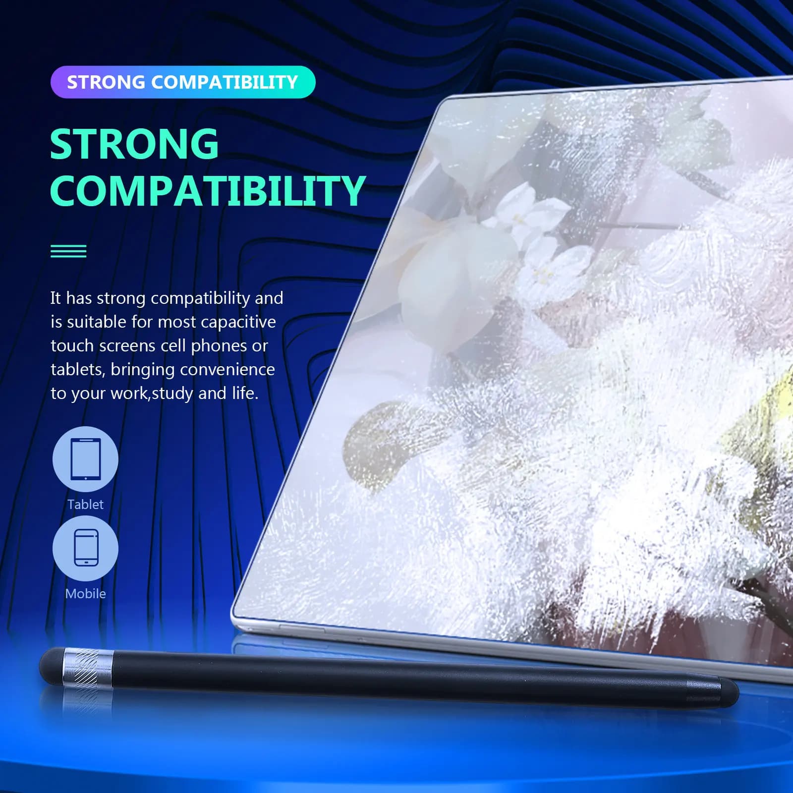 4 penne stilo capacitivi per touchscreen in alluminio compatibili con telefoni, tablet, scrittura, disegno, penna touch per schermo, universali