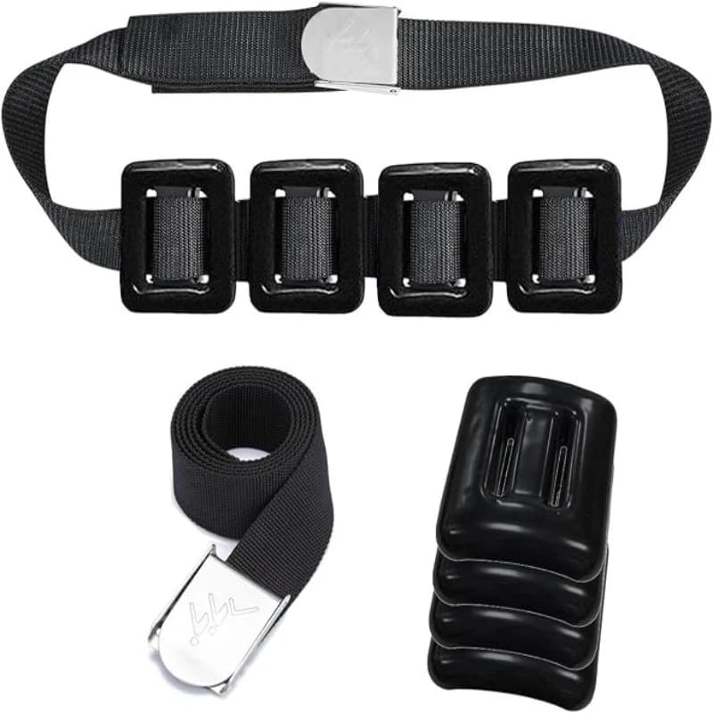 Dive Weights for Scuba Diving Weight Belt (1lb/0.5kg) Coated Lead Diving Weights Dive Belt Weights for Freediving Spearfishing
