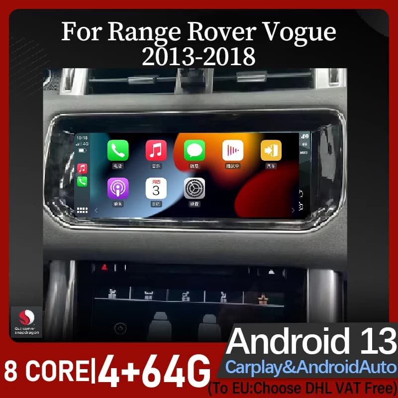 Snapdragon Navigazione GPS Android 13 Autoradio Lettore DVD Multimediale Per Land Rover Vogue L405 2013 - 2018 Wireless Carplay Auto