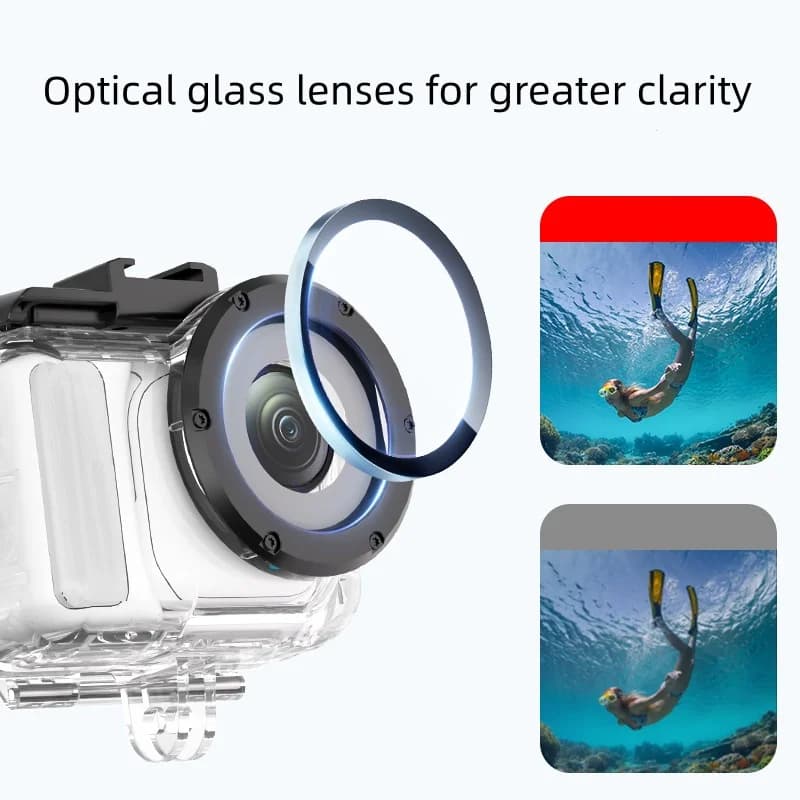 For ultra waterproof Insta360 GO case, underwater protection accessories for action camera