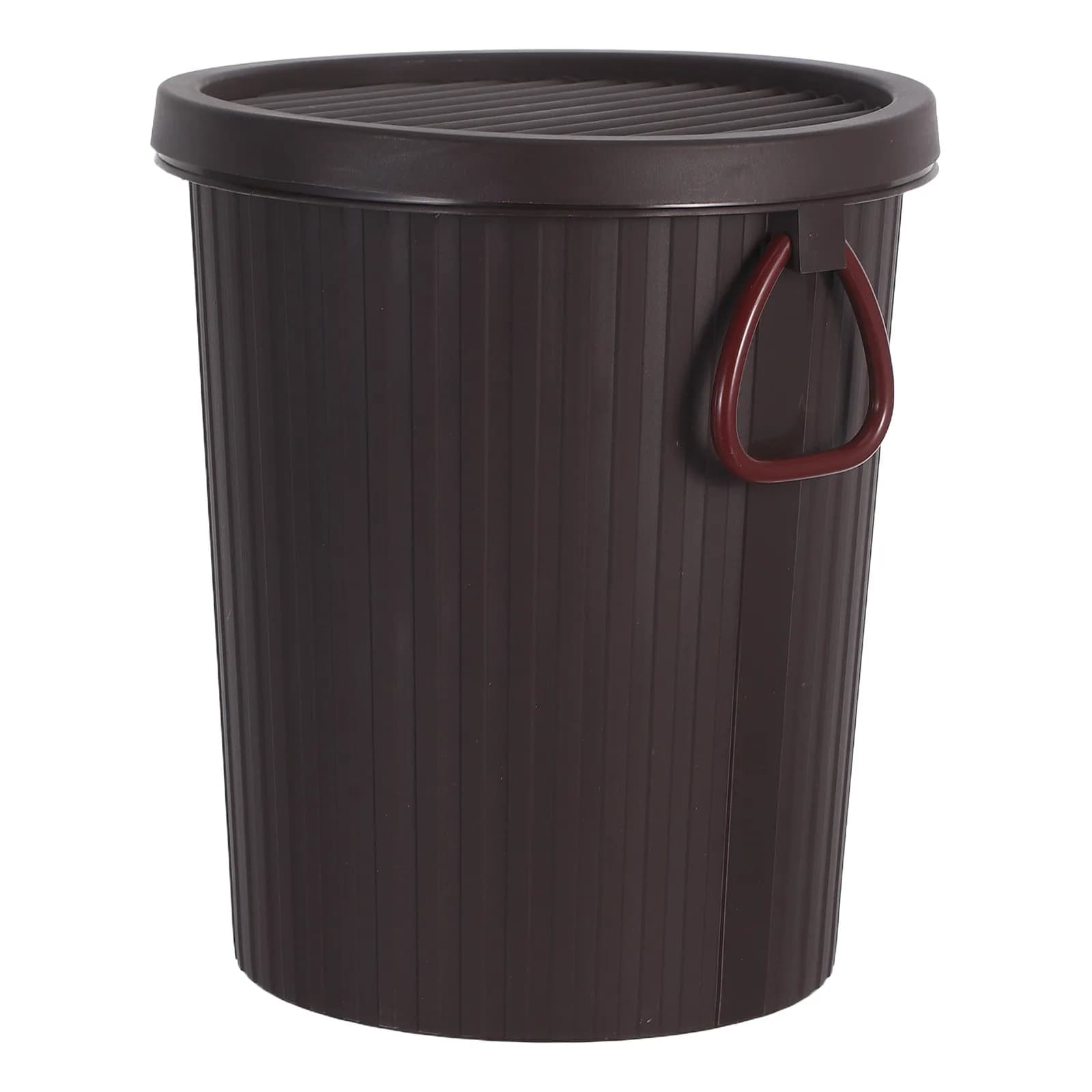 Tea Dregs Trash Can Plastic Drainage Bucket with Lid Functional Tea Residue Bucket for Home Office Kitchen Waste Storage