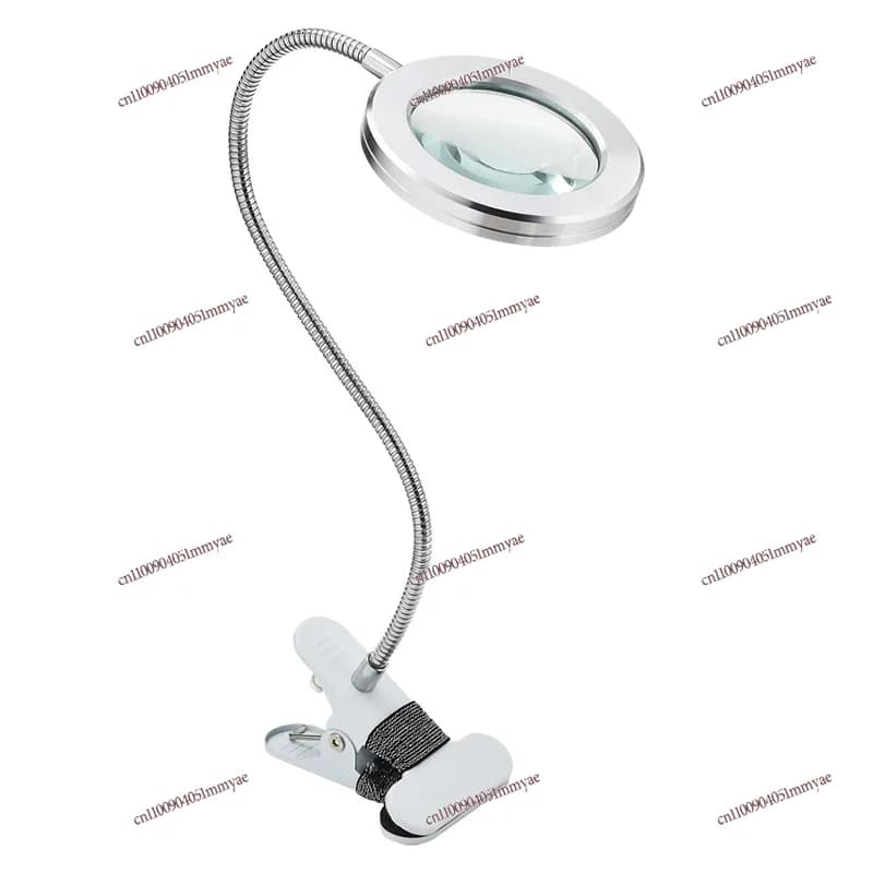 Banco da lavoro per lampada da scrivania con lente d'ingrandimento da tavolo con lampada a LED Banco di saldatura per circuito di manutenzione staffa da tavolo per saldatura