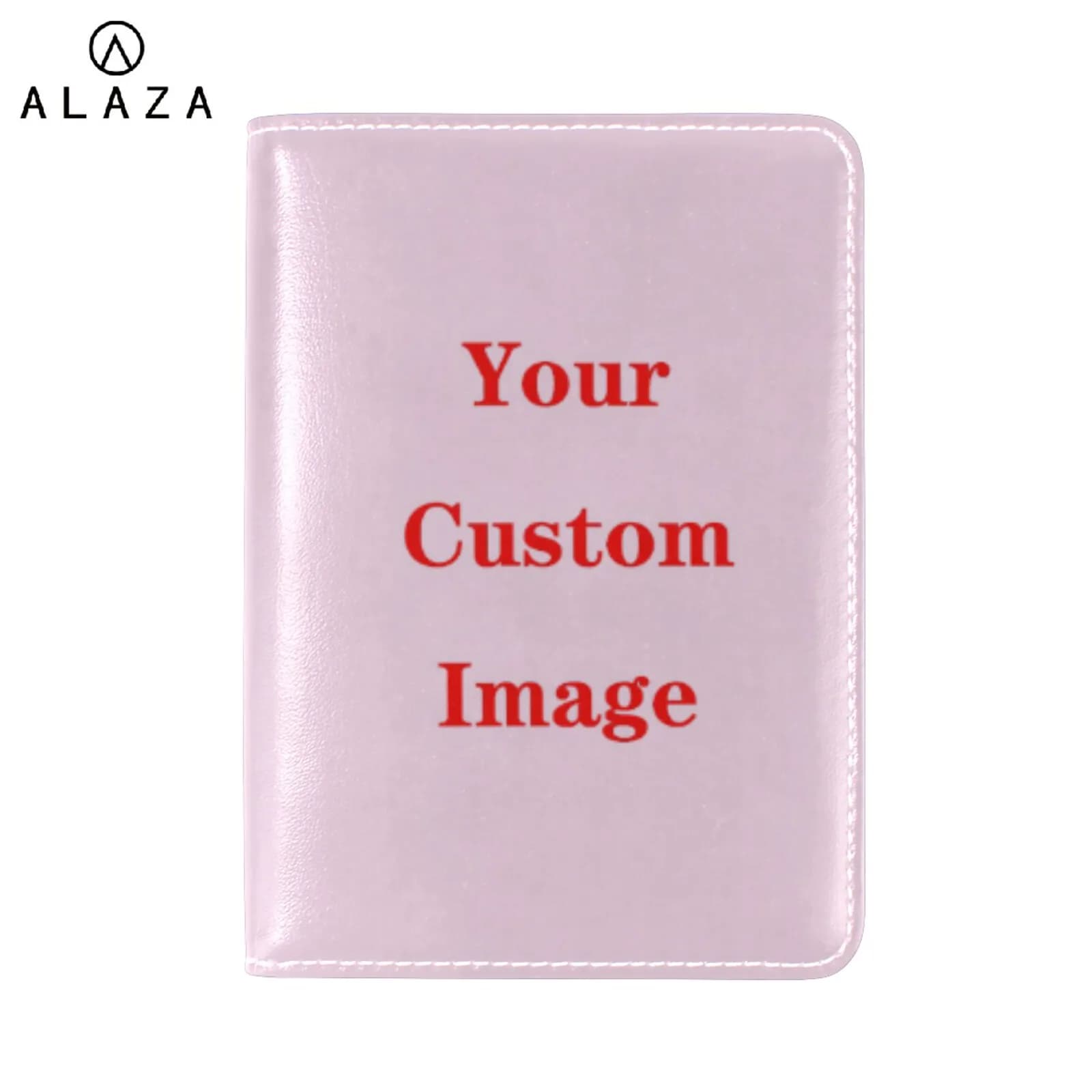 Immagine personalizzata Custodia per passaporto Borsa a portafoglio Uomo Donna Porta indirizzo identificativo in vera pelle Accessori da viaggio portatili per imbarco
