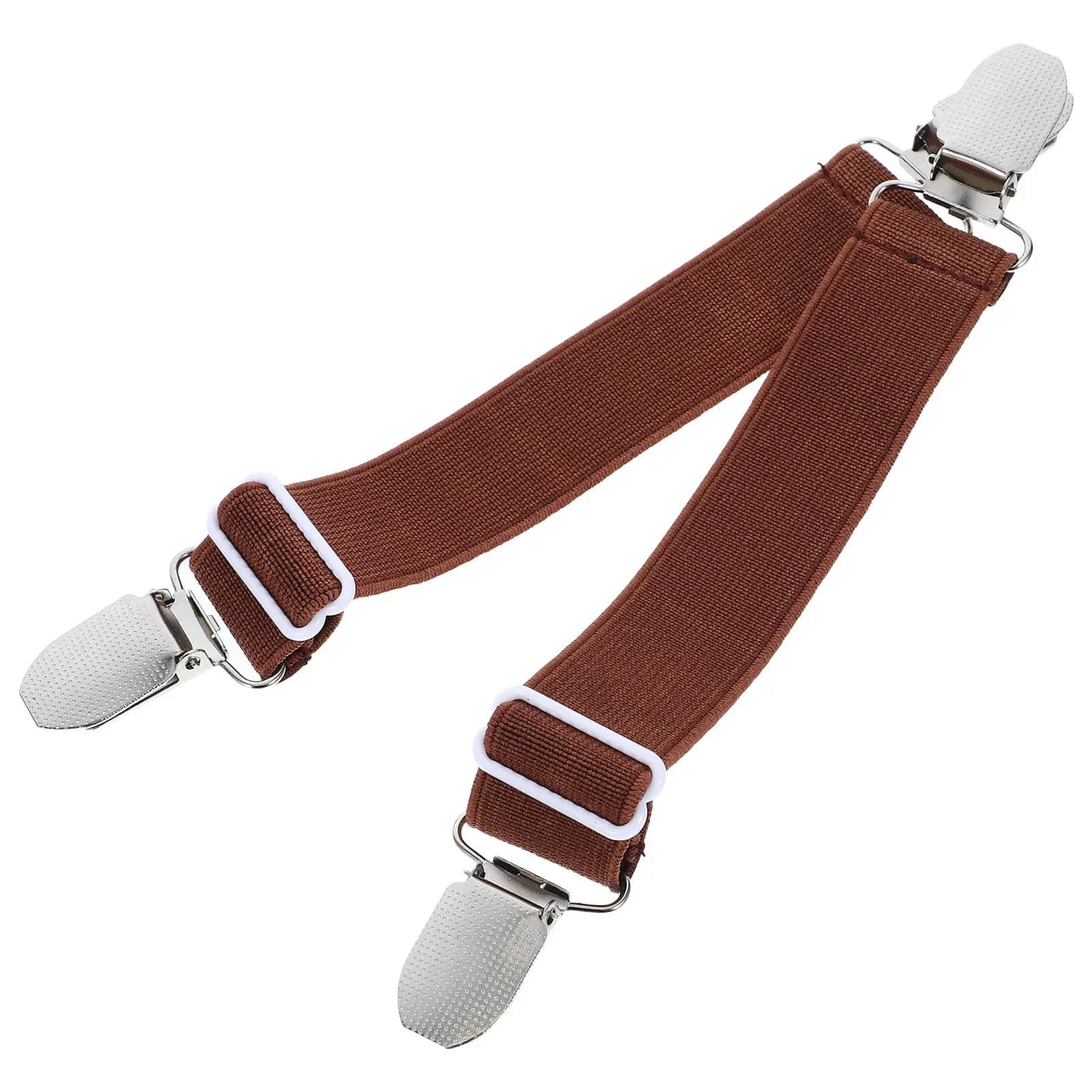 1 Paio di Fermagli Elastici Multifunzionali Regolabili per Lenzuola, Clip Resistenti per Letto, Divano, Coprimaterasso