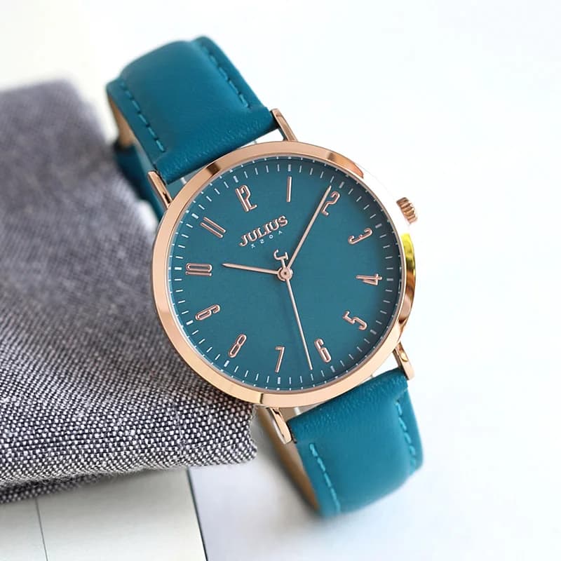 Top Julius Lady orologio da donna giappone quarzo Fine moda ore orologio vestito bracciale in pelle scuola ragazza regalo di com