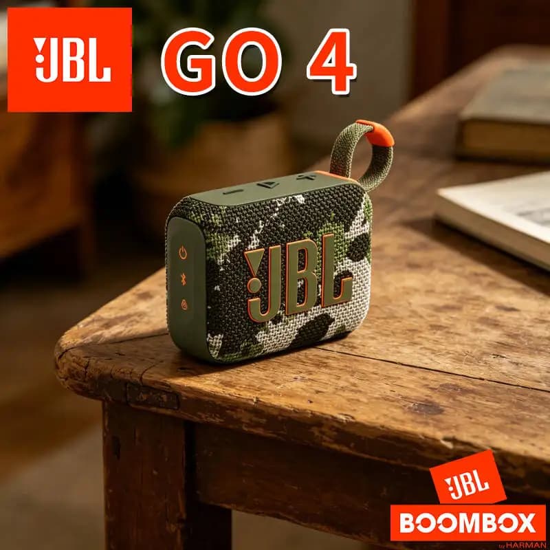 Nuovo Arrivo: Altoparlante JBL GO4 Music Brick4 per Riunioni all'Aperto, Suono Potente, Dimensioni Compatte, Pratico per l'Uso Quotidiano