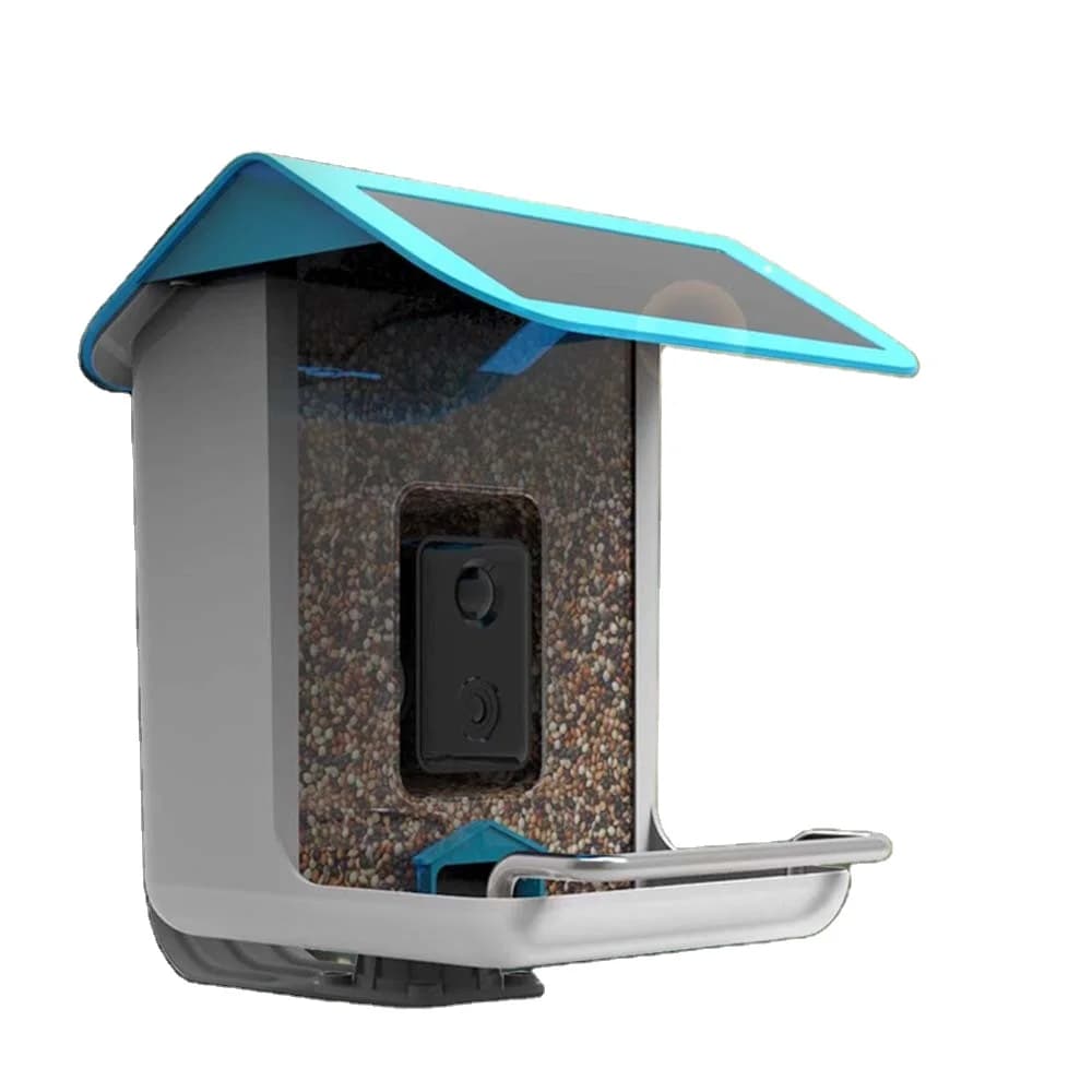 Wildlife Wifi Camera AI Recognize Bird Species Smart Bird Feeder for Outdoor Garden with Solar Panel