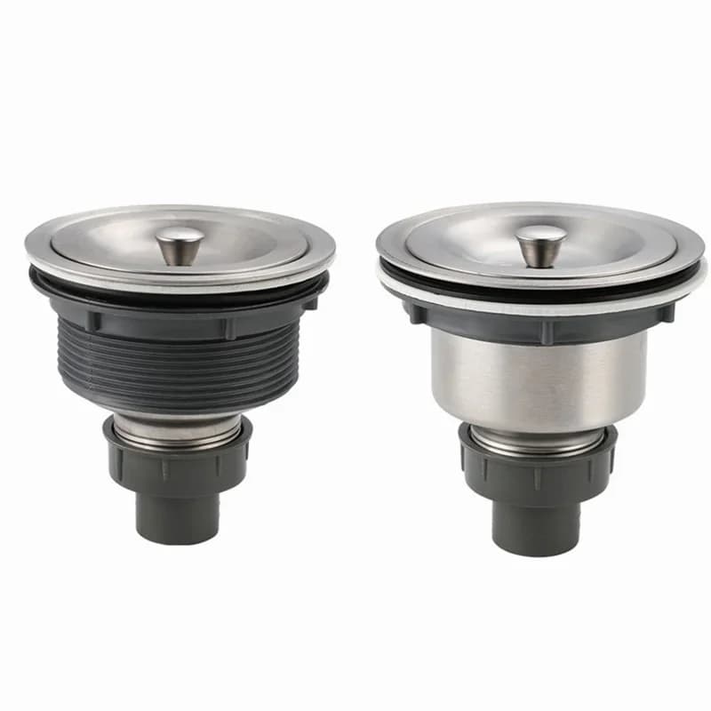 1PC Lavello In Acciaio Inox Scarico Bacino Scolapiatti Filtro Dei Rifiuti Tappo Rimovibile Cestino Dei Rifiuti Coperchio di Tenuta Cucina Accessori Per il Bagno