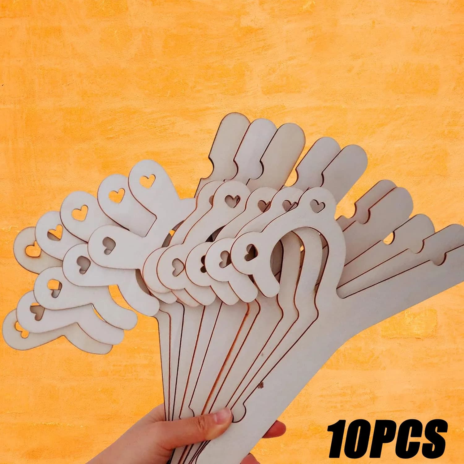 10 pcs children wooden hangers child children bear wooden hangers diy creative room decoration clothes for children drying organizer