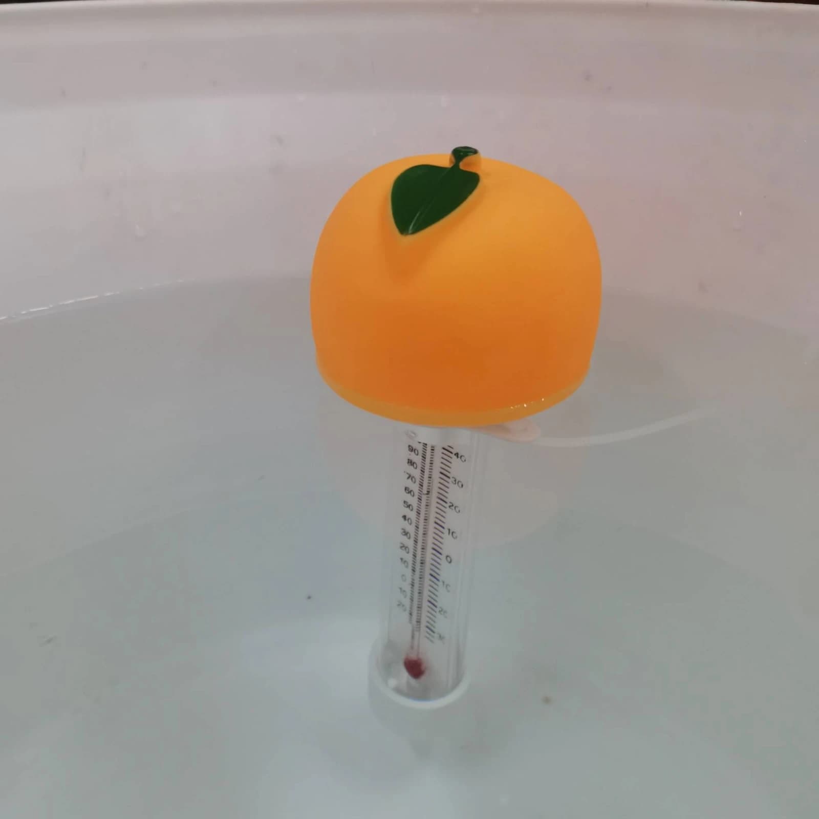 Thermometer Floating for Pool in Double Ladder with Recovery Board, Decorative Floating for Spa