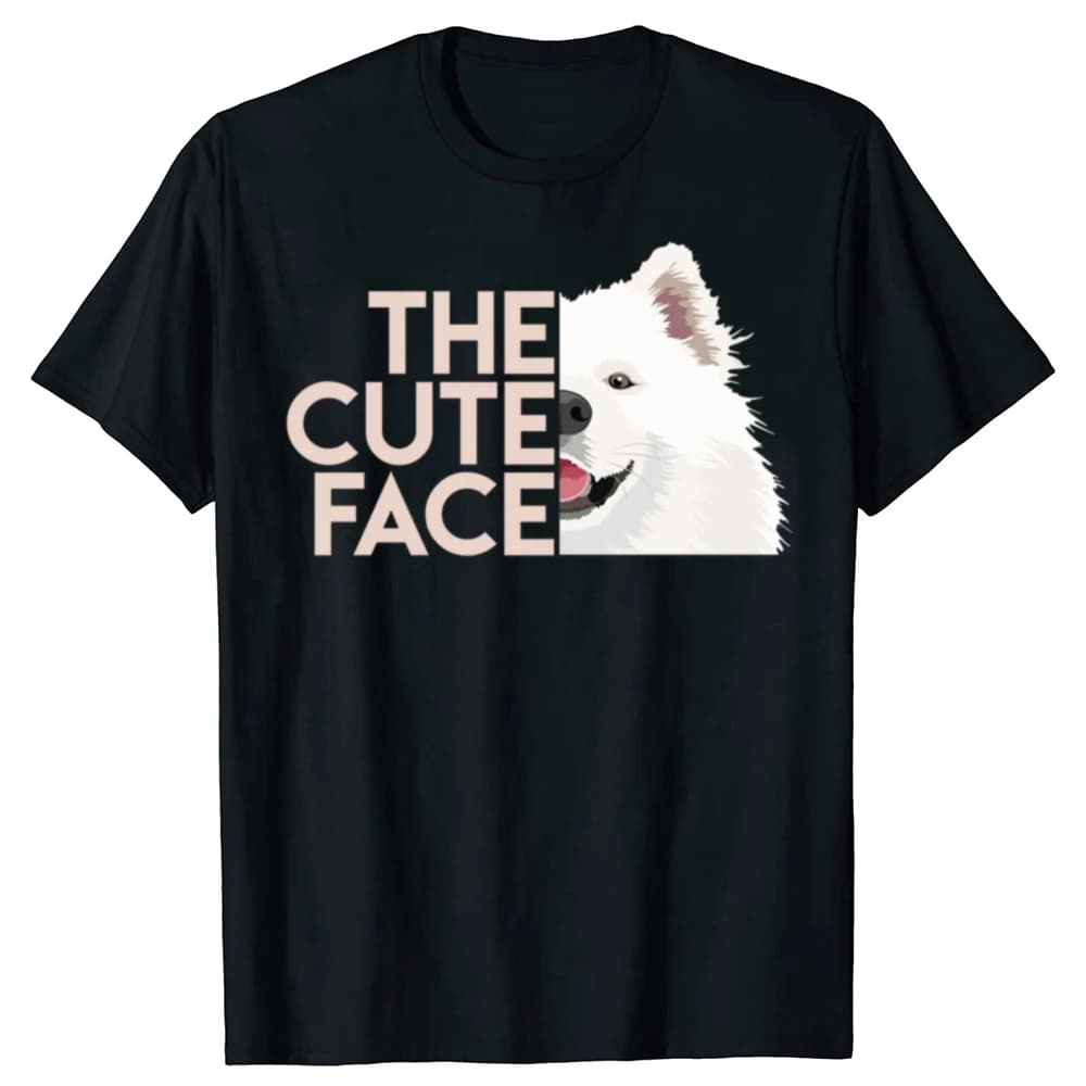 Divertenti magliette con grafica del simpatico cane Samoyed, t-shirt casual alla moda per uomo e donna, maglietta ampia