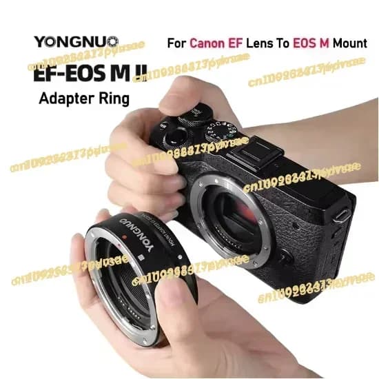 2025 New YONGNUO EFE.OSM II Auto Focus Lens Adapter Ring for Canon forEOS EF/EF-S Mount Lens to M EF-M M2 M3 M5 M6 M10 M50 M100