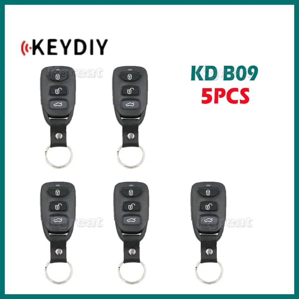 5PCS KEYDIY KD B09 Chiave Dell'automobile per Hyundai Stile 4 Bottoni Chiave A Distanza Universale Dell'automobile per KD900 KD900 + URG200 KD-X2 Chiave Dell'automobile Serie B