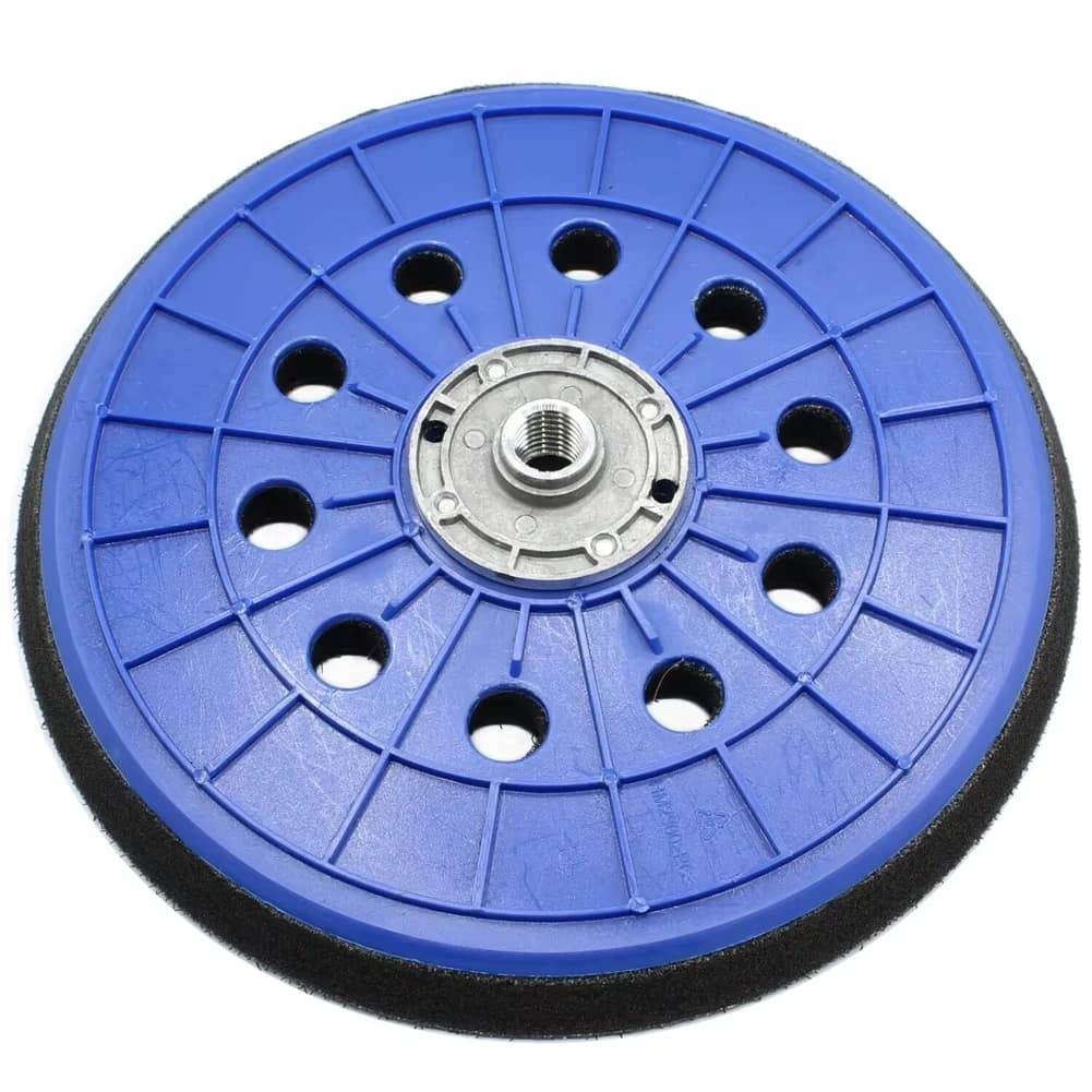 Drywall Sander Hook And Loop 10hole 9inch 210mm Backup Pad With 14mm Thread Wall Polishing Backing Plate Thread Sanding Pad