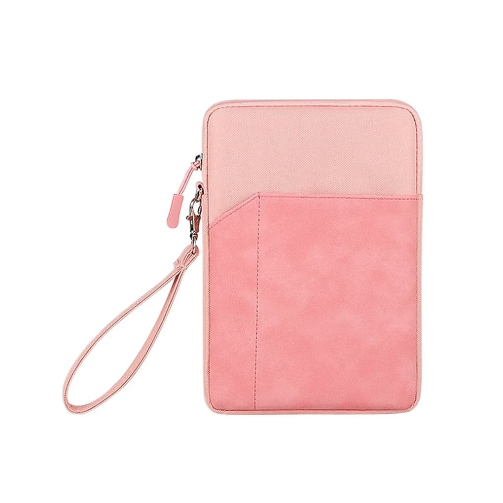 Tablet Portable Bag Scratchproof Protective Organizer Storage Case Pink