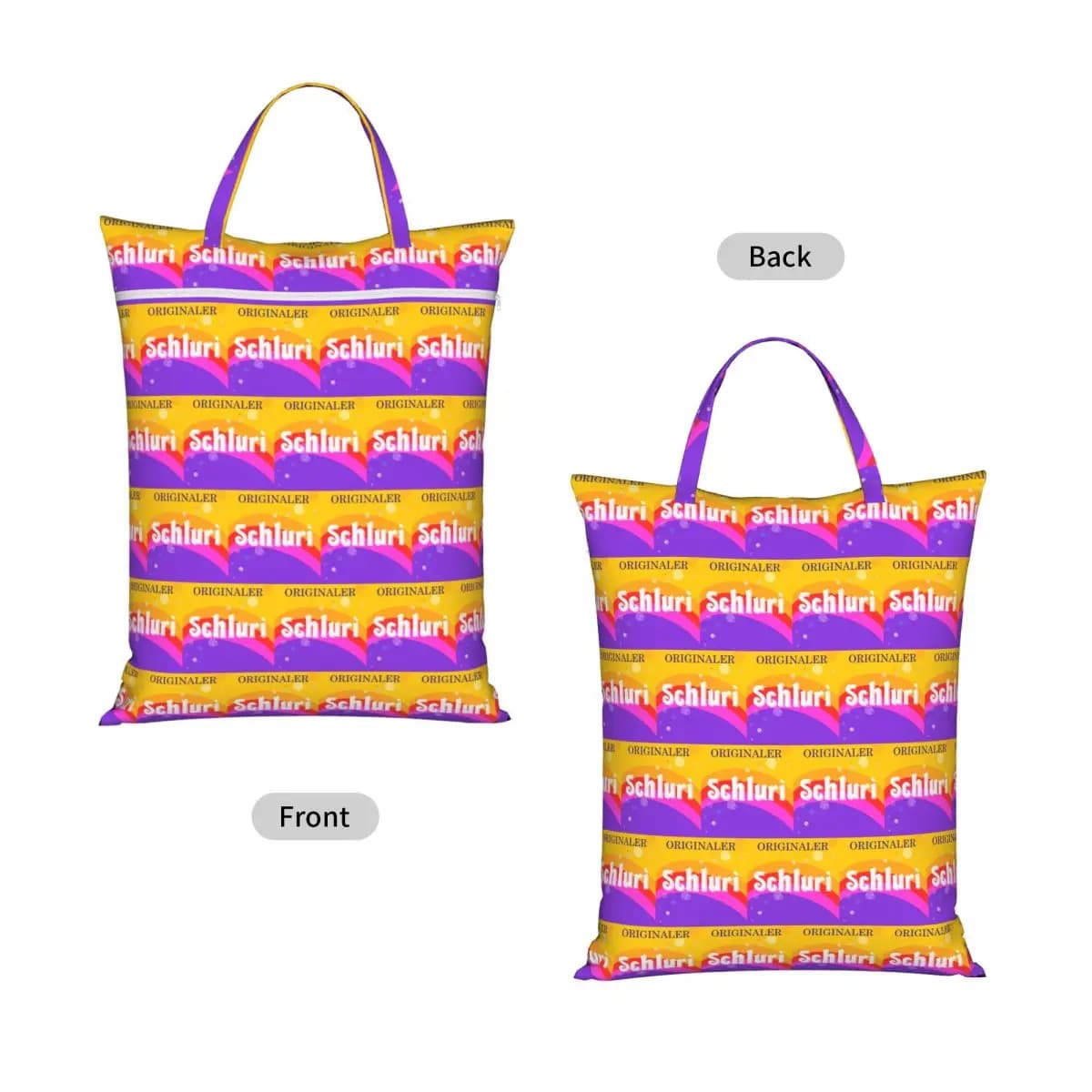 Paulaner Spezi Parody Original Schluri Travel Laundry Bag Waterproof Reusable Dirty Clothes Pouch Yoga Camping Washing Basket