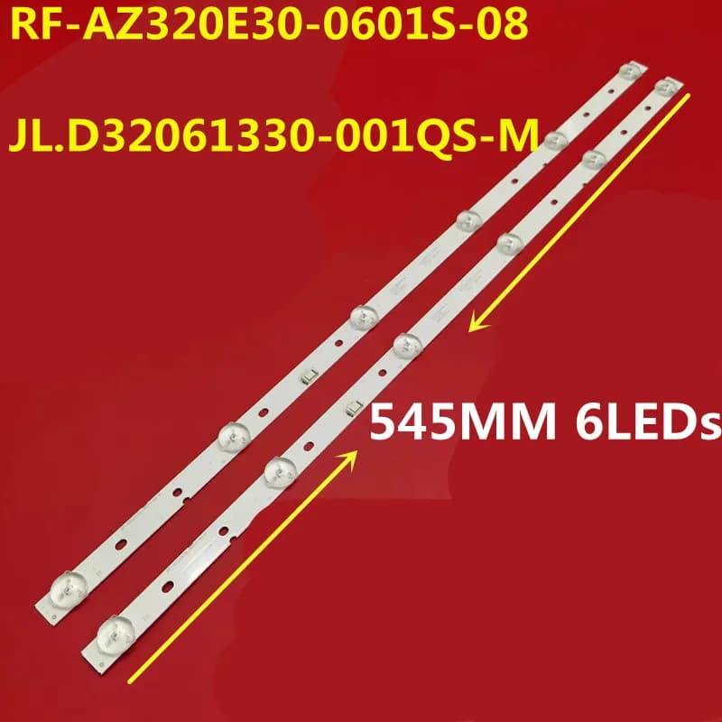 30PCS LED Strip For 32E3 32E8 32E5 32KX2 32E366W 32L3750VM YAL13-00630300-00 24 RF-AZ320E30-0601S-08 JL.D32061330-001QS-M