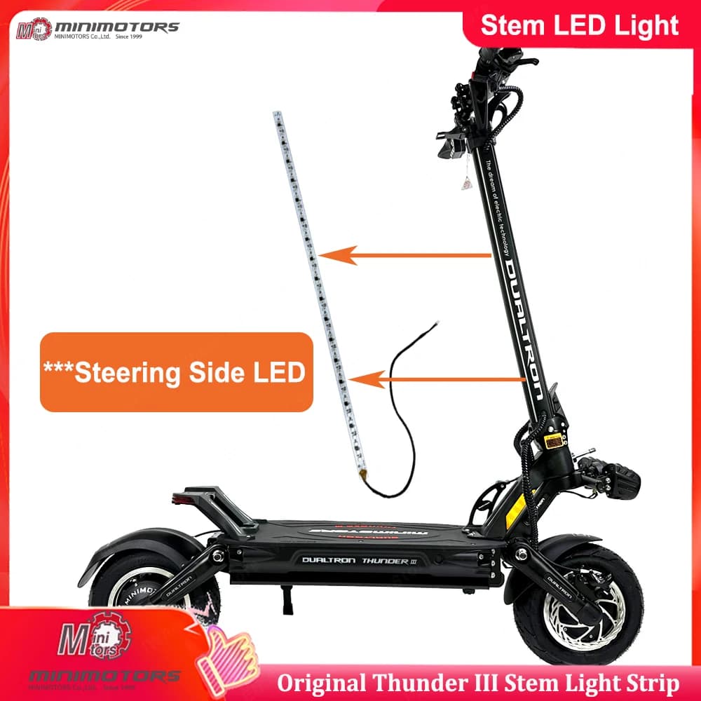 Ufficiale Dualtron Thunder III Stelo Luce Laterale Striscia Led Light Dualtron Light Suit per Dualtron Thunder III Scooter Elettrico