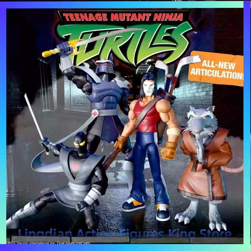 Disponibile SUPER7 Teenage Mutant Ninja Turtles 2003 13 Waves Shredder Splinter Casey Bigfoot Bambola Giocattolo da Collezione Regalo