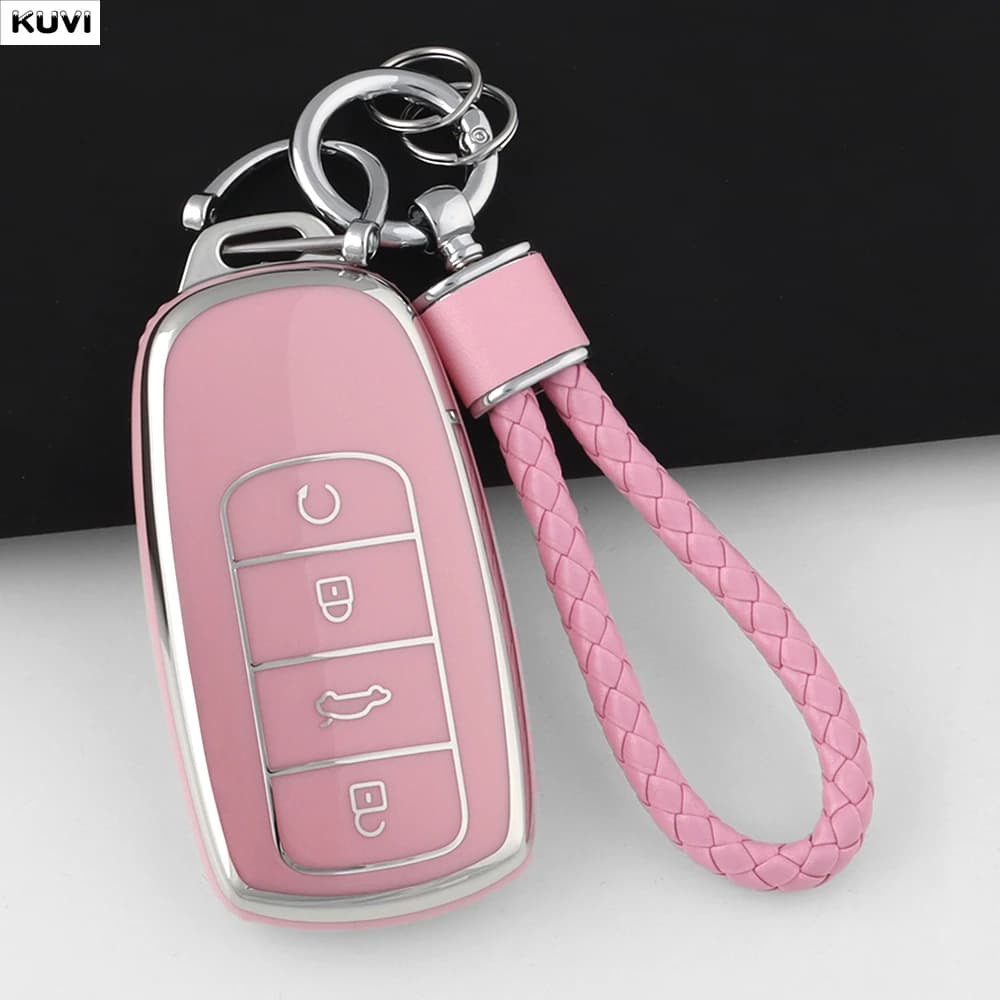 Nuova custodia protettiva in TPU per chiave auto smart con telecomando per Chery Tiggo 8 Pro, Tiggo 8 Plus, New 5 Plus, 7 Pro - Accessori
