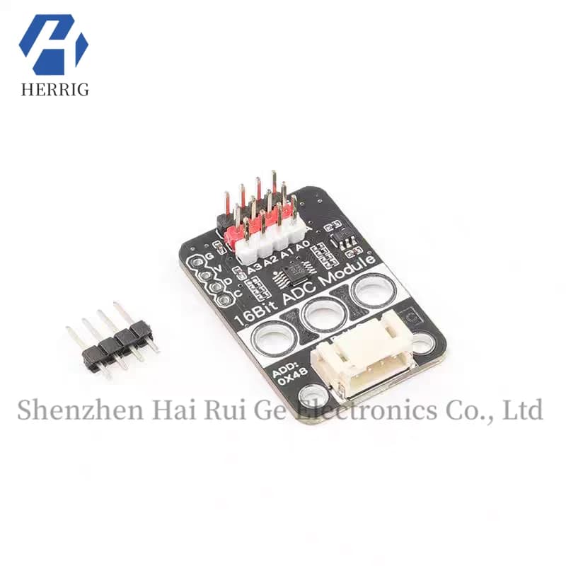 16-bit AD conversion module IIC Module 16BitADC interface compatible with Arduino control board and LEGO holes.