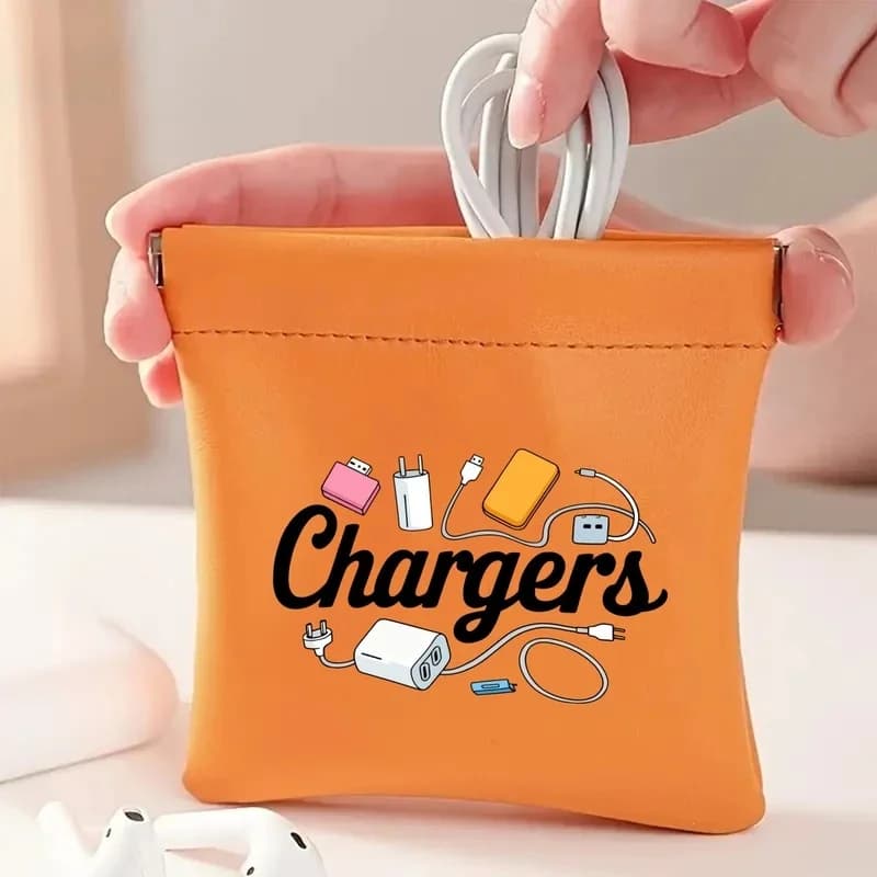 Durable Charger and Cable Organizer Pouch,Travel Storage Bag,for Data Cables,USB Drives,Power Banks,Mobile Phones,and Office Use
