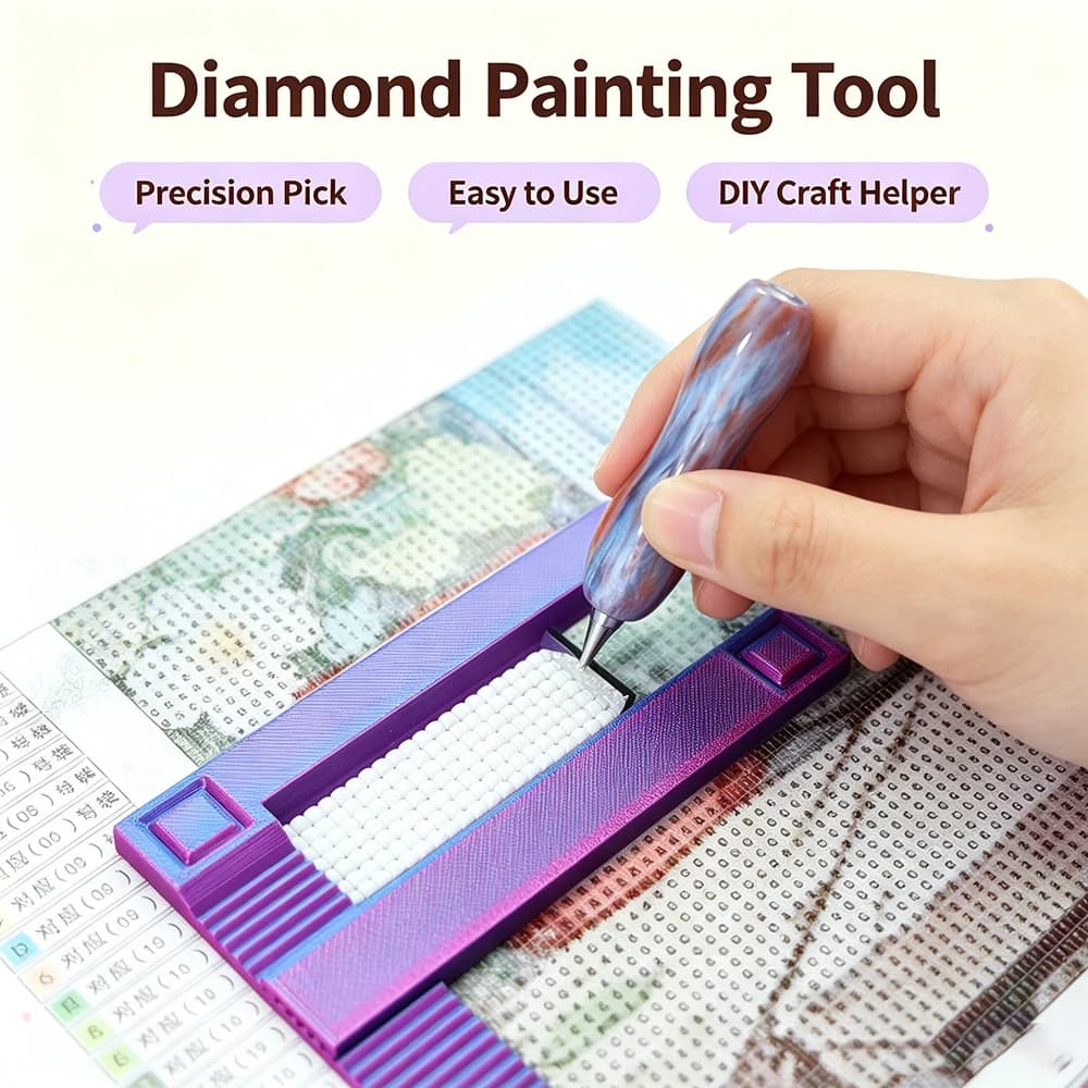 Multicolor Diamond Painting Alignment Tool Set Diamond Art Positioning Ruler DIY Diamond Painting Accessories Craft Supplies