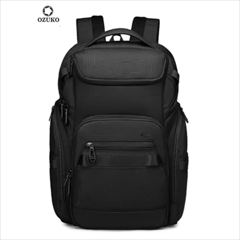 OZUKO Large Capacity Men Backpack Multi Compartment Multifunction Waterproof Backpacks 15.6 Laptop Backpack Travel Business Bag