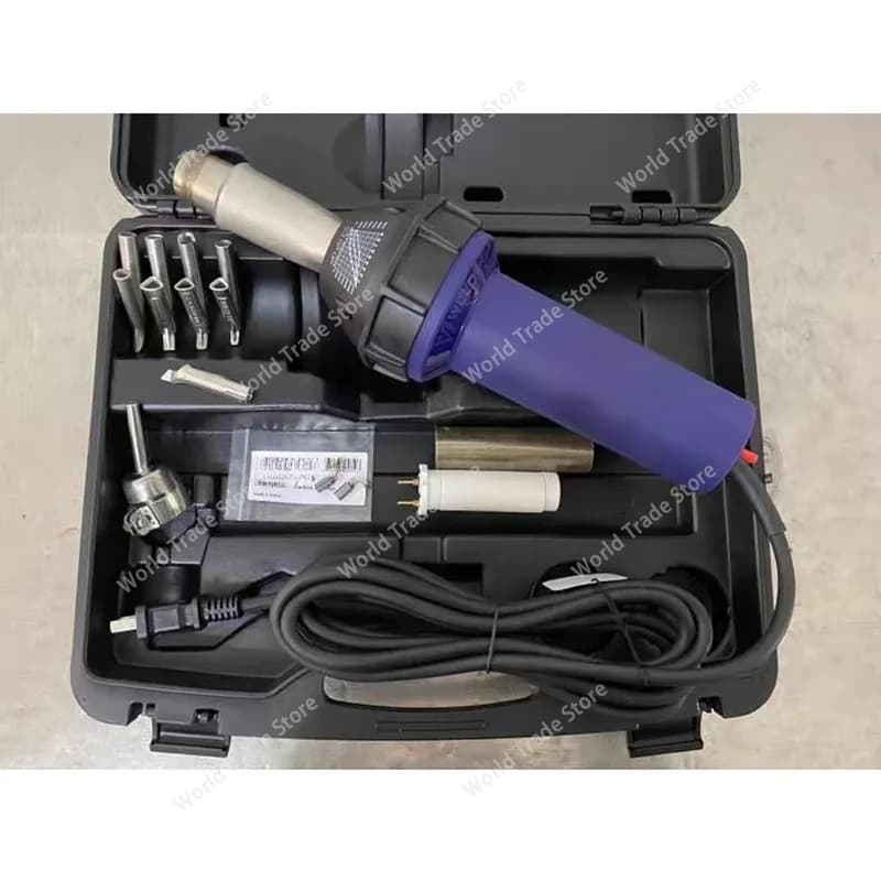 HT1600 1600W Pistola ad aria calda Pistola per riscaldamento Pistola per saldatura in plastica e ingegneria PVC TPO Membrane Saldatura