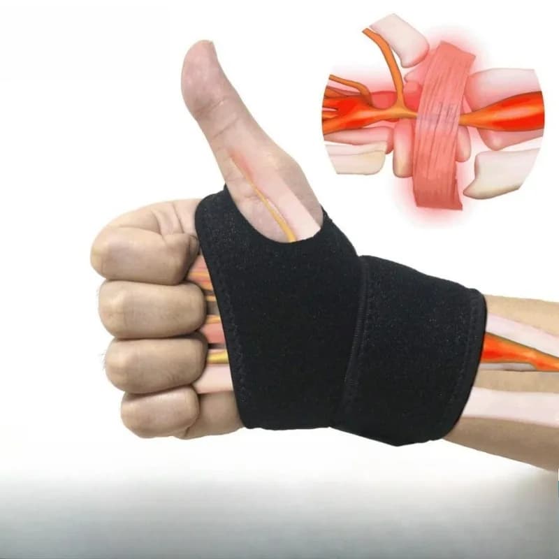 1pc supporto per polso tutore cinturino da polso regolabile per protezione sportiva sollievo dal dolore articolare previene distorsioni accessori per la cura del polso
